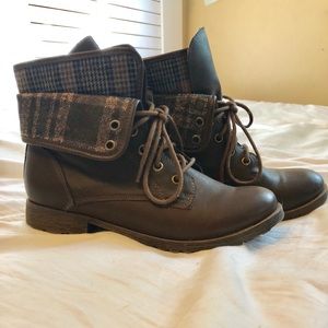 Brown Combat Boots